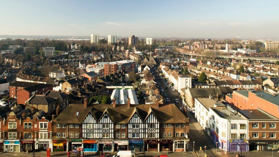 Croydon from the air