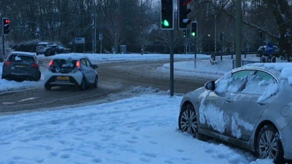 Abandoned cars in central Basingstoke