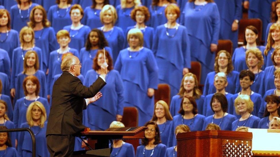 The Mormon Tabernacle choir