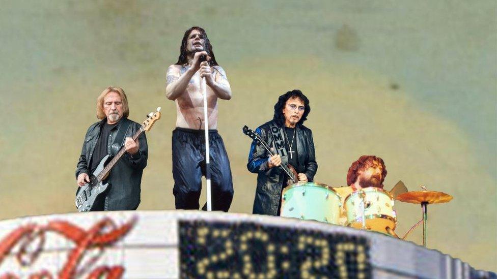 Black Sabbath close up