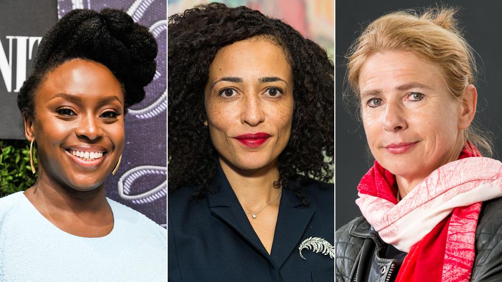 Chimamanda Ngozi Adichie, Zadie Smith and Lionel Shriver