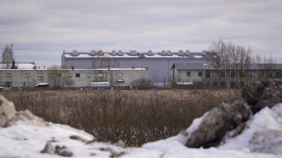 Penal Colony No 2, where Alexei Navalny is serving his jail term, in Pokrov, Russia