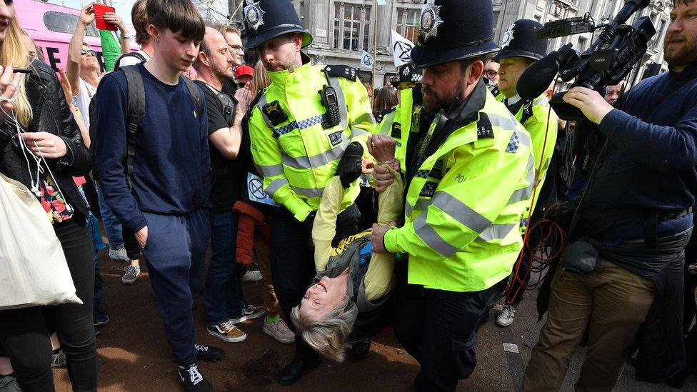 Fi Radford getting arrested