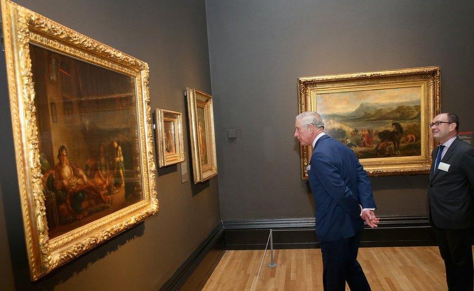 Prince Charles at the National Gallery