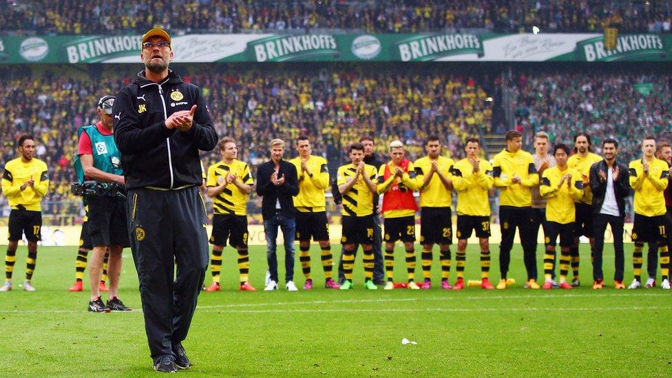 Picture of Jurgen Klopp manager after a football game