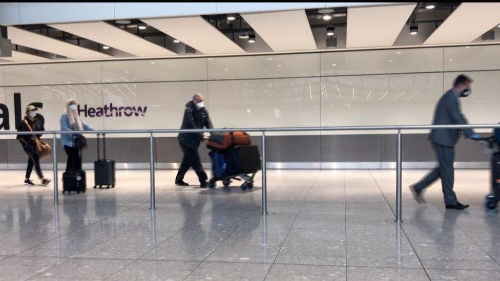 Heathrow arrivals