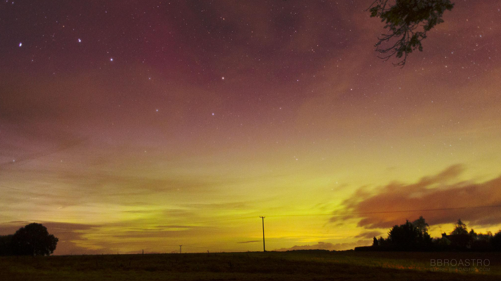 Northern Lights over Leominster