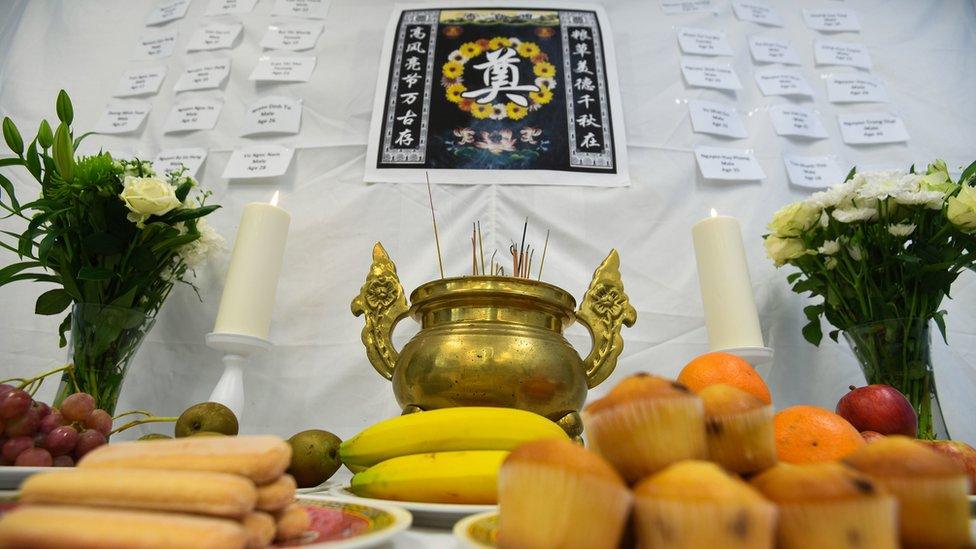 Memorial for migrants killed in Essex lorry container