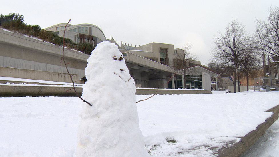 Holyrood snowman