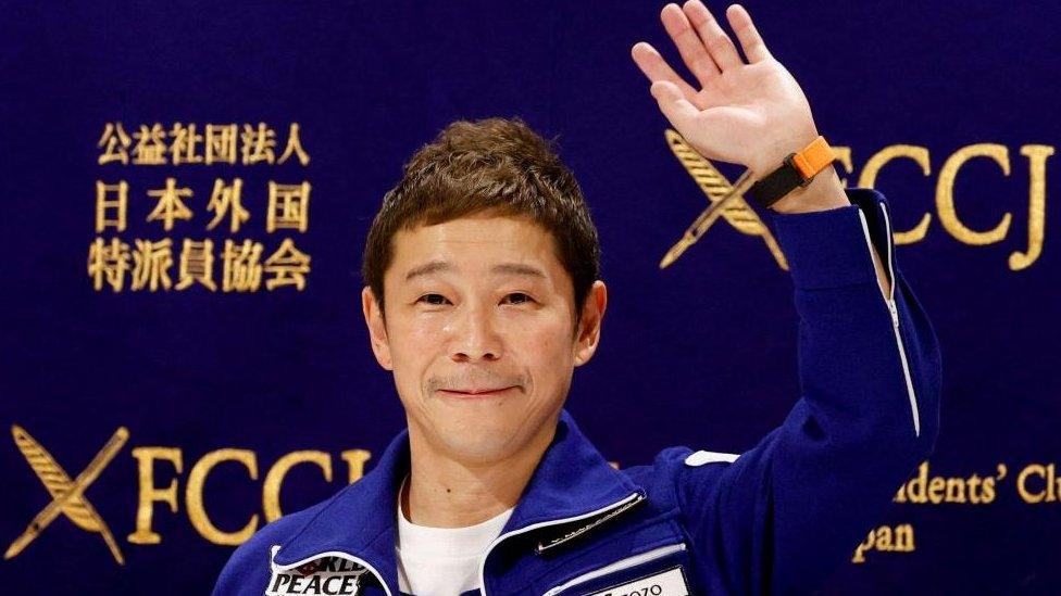 Japanese billionaire Yusaku Maezawa