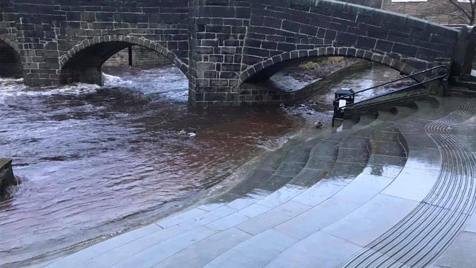 Hebden Bridge on Sunday morning