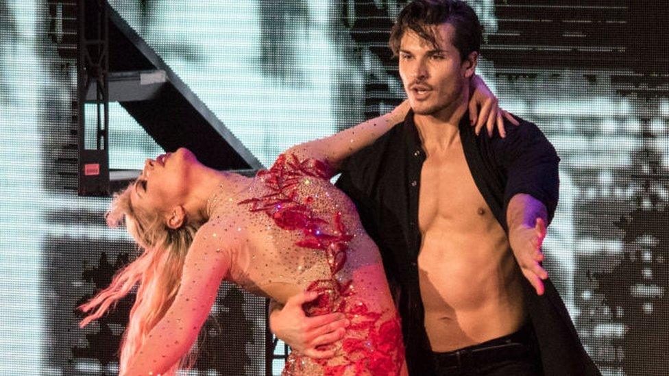 Gleb Savchenko-performing-on-Dancing-with-the-Stars.