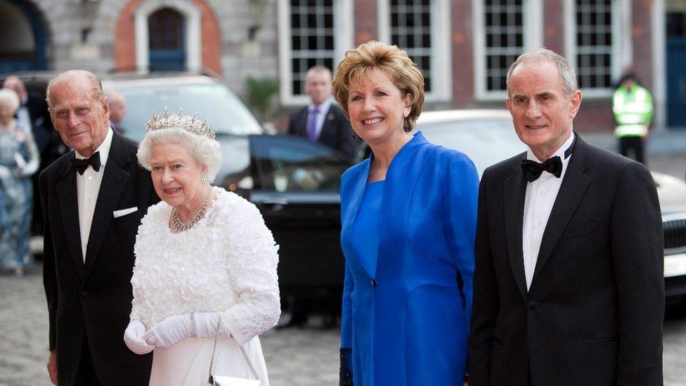 Mary McAleese and Prince Philip