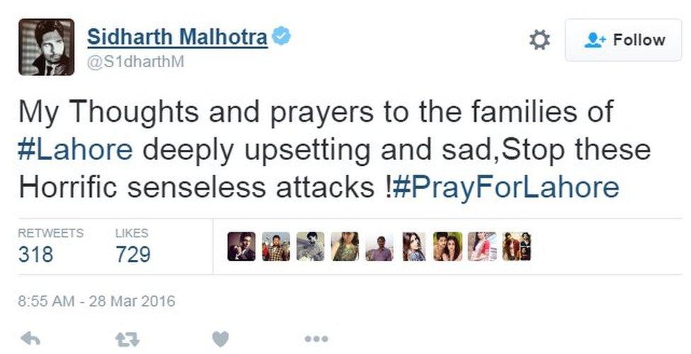 My Thoughts and prayers to the families of #Lahore deeply upsetting and sad,Stop these Horrific senseless attacks !#PrayForLahore