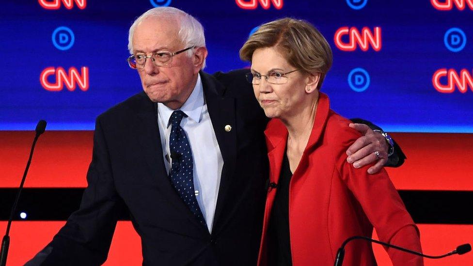 Bernie Sanders and Elizabeth Warren