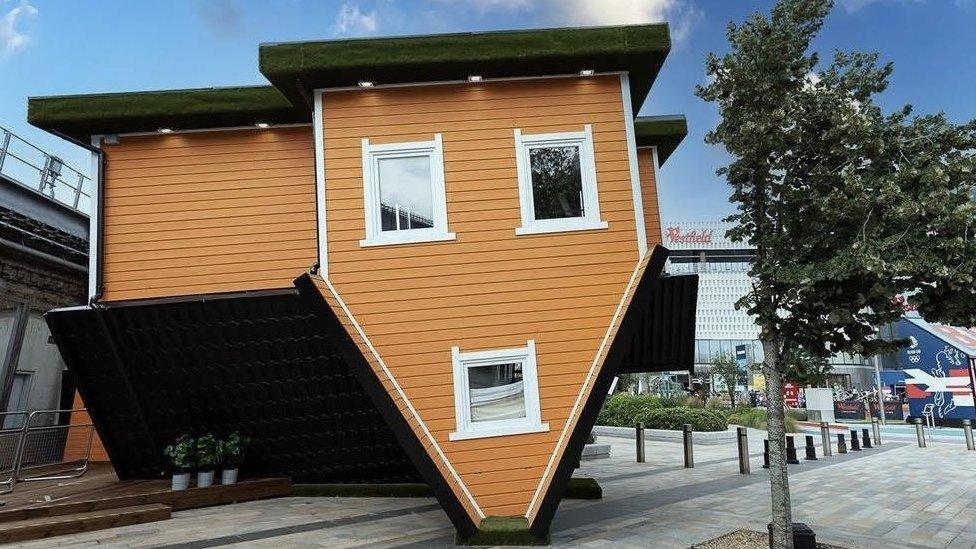 Upside down house in London