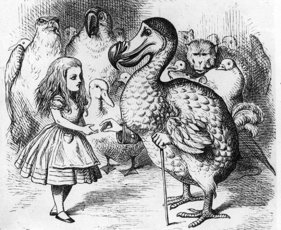 Alice and the Dodo, from Alice in Wonderland