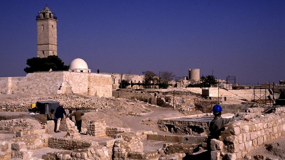 Citadel in Aleppo, Syria