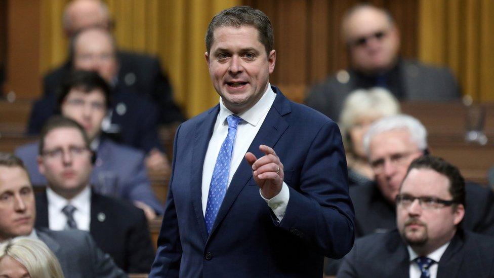 Canadian Conservative Party leader Andrew Scheer