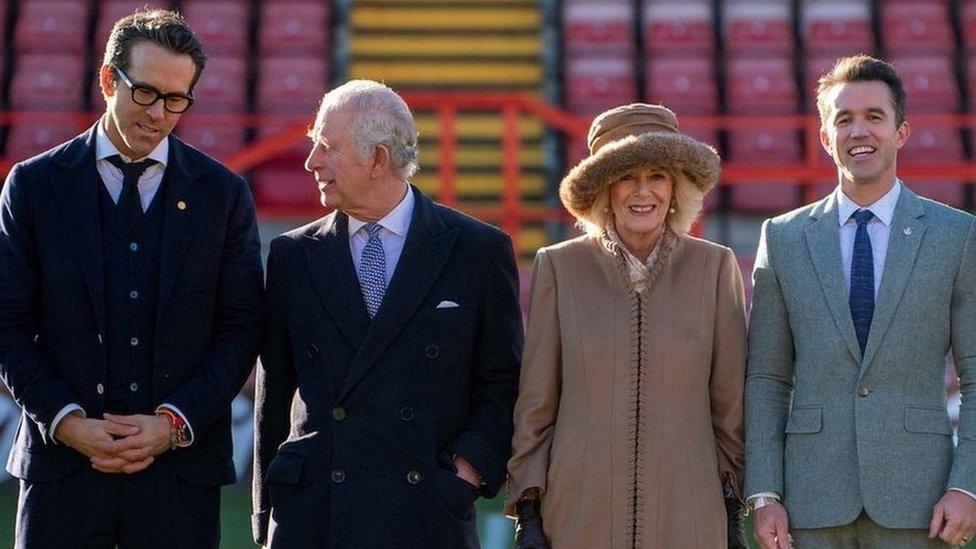 Ryan Reynolds, King Charles III, Camilla, Queen Consort, Rob McElhenney