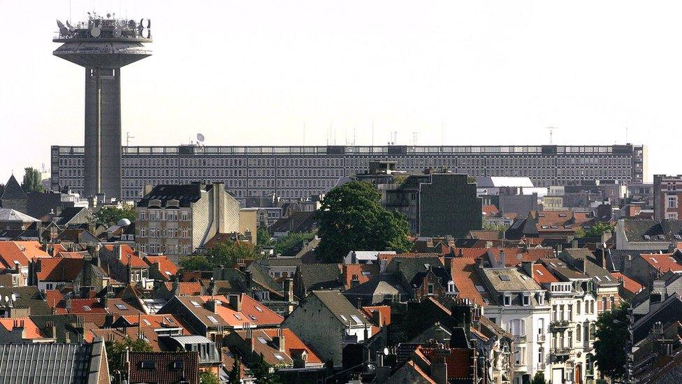 The RTBF/VRT studio complex in Brussels