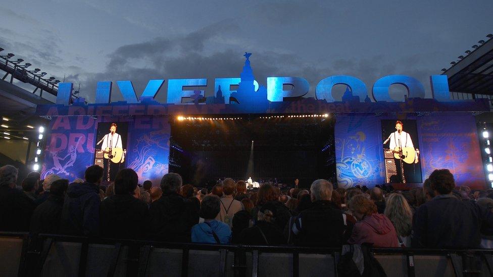 Capital of Culture gig at Anfield 2008