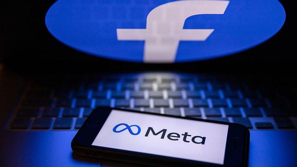 Meta and Facebook logos