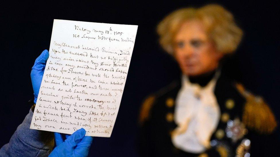 Letter by Lord Nelson