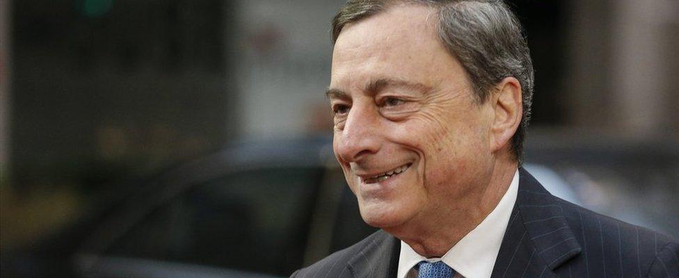 ECB chief Mario Draghi