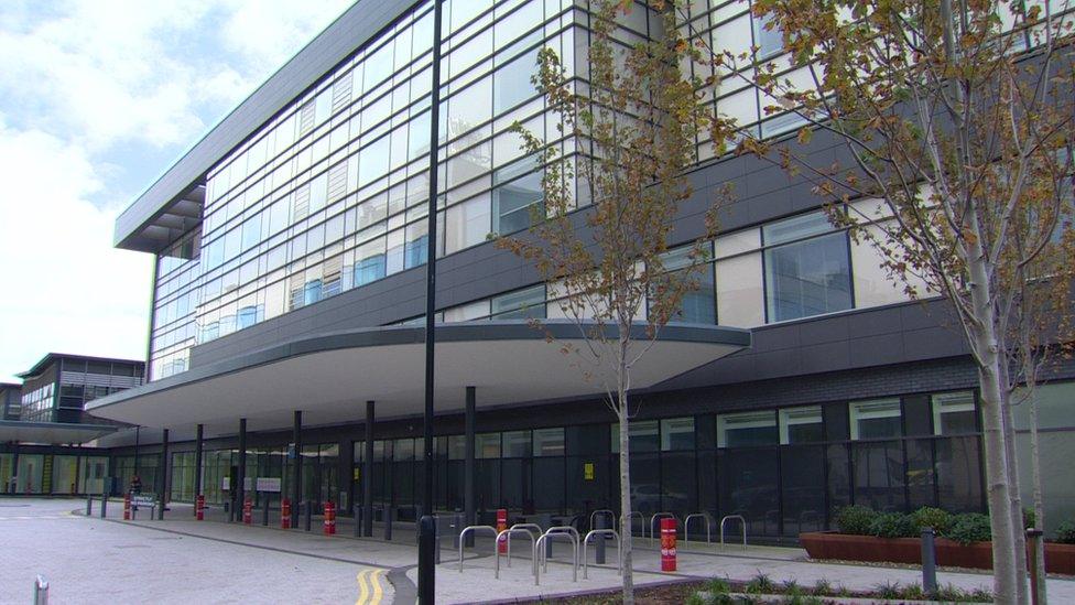 a new £115m acute services block at the Ulster Hospital in Dundonald.