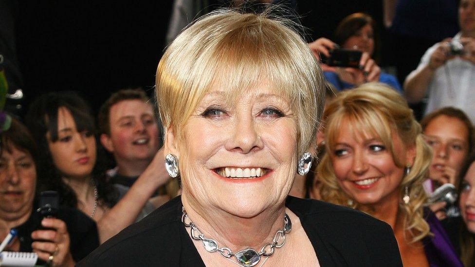 Liz Dawn at the British Soap Awards 2008