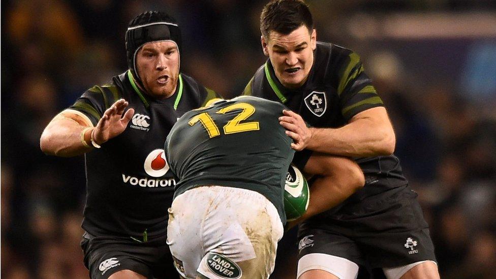 Rugby Union - Autumn Internationals - Ireland vs South Africa - Aviva Stadium, Dublin, Ireland - November 11, 2017.