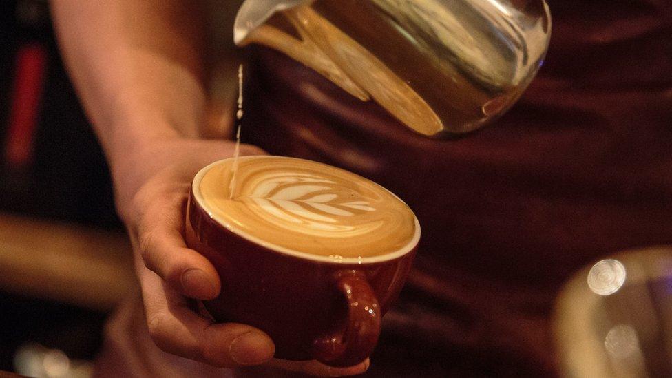 coffee being poured