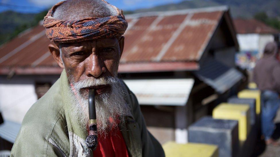 Man with beard and pipe