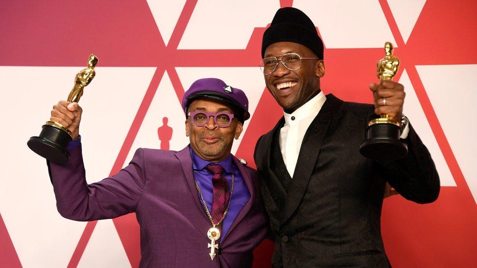 Spike Lee and Mahershala Ali