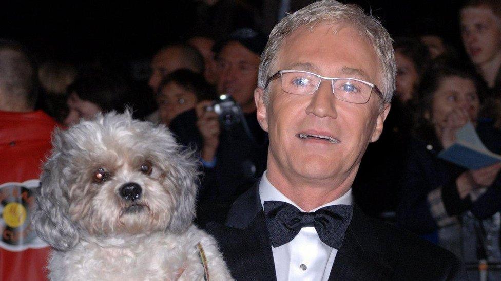 Paul O'Grady with his dog Buster