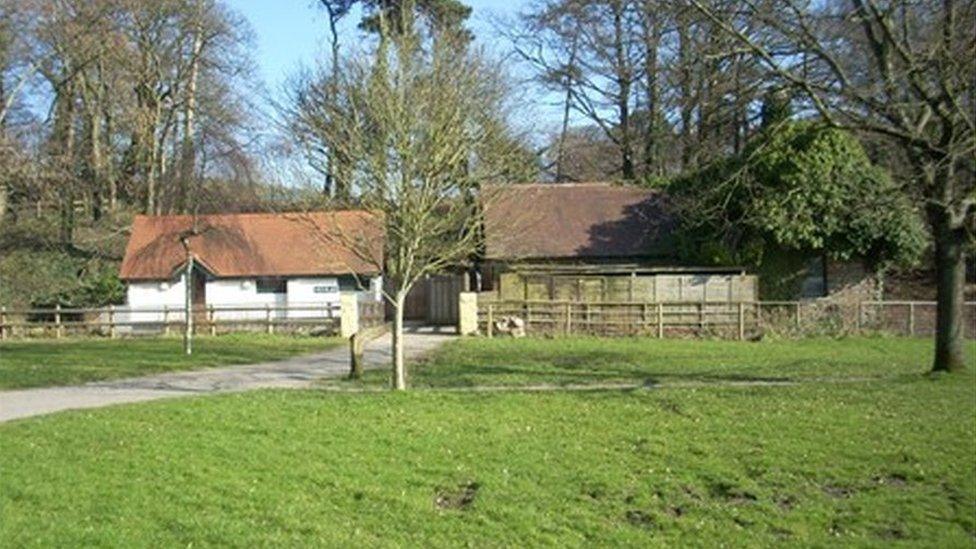 the turbine house at Margam Country Park