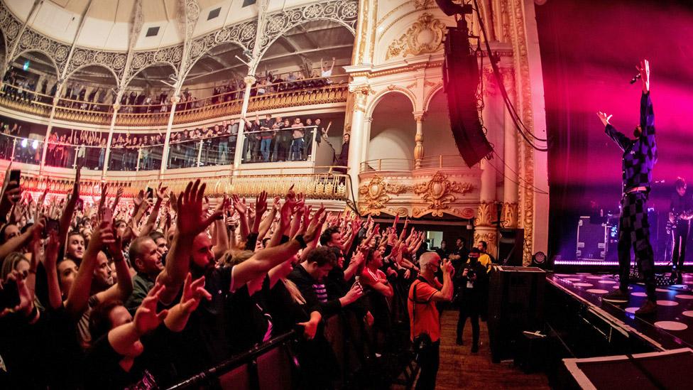 Kasabian at the O2 Academy, Bournemouth, UK. 28 October 2021