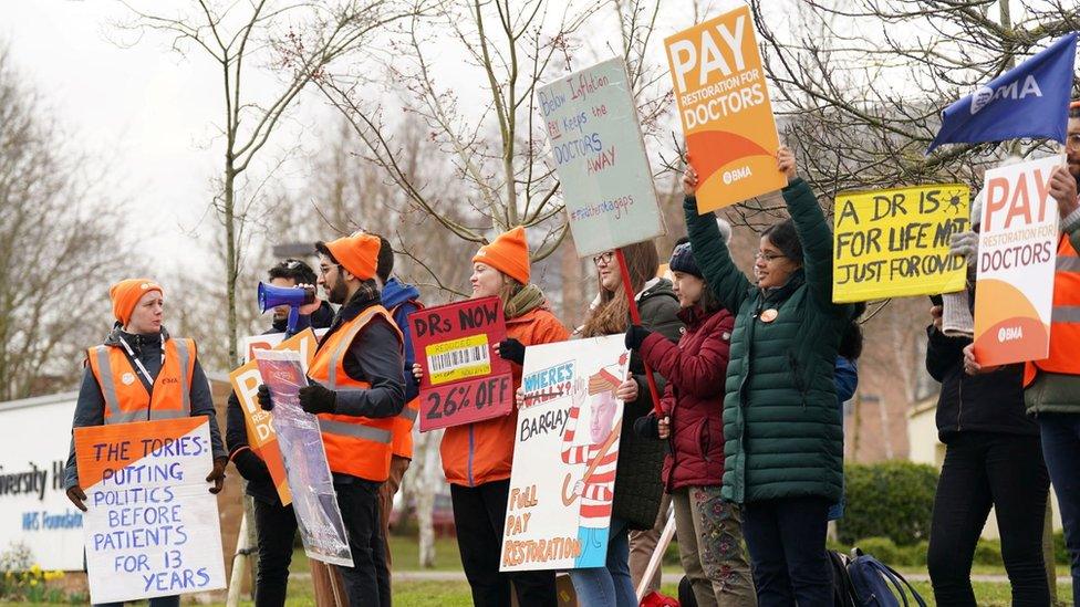 Striking junior doctors