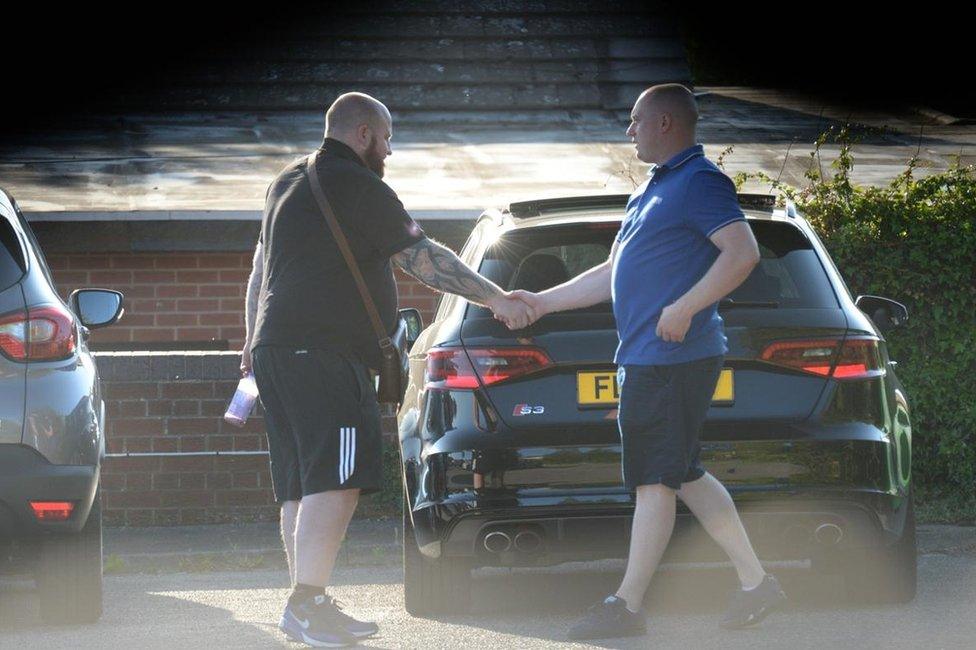 Surveillance picture of Junior and Price