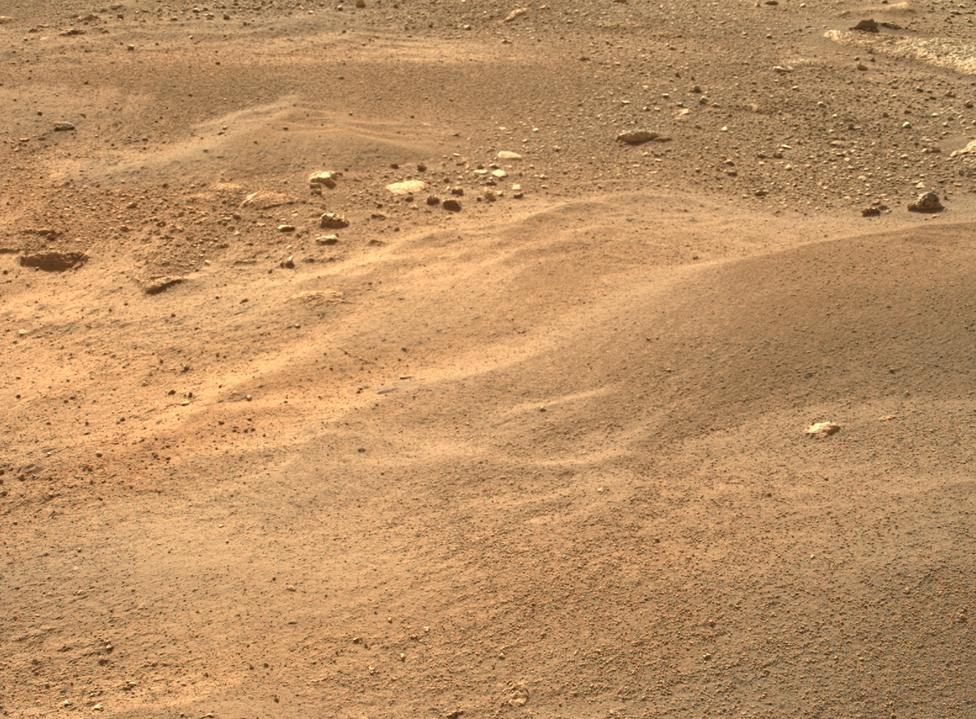 Mars surface using Left Mastcam-Z camera