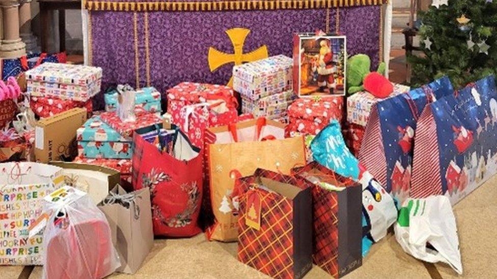 Donated presents