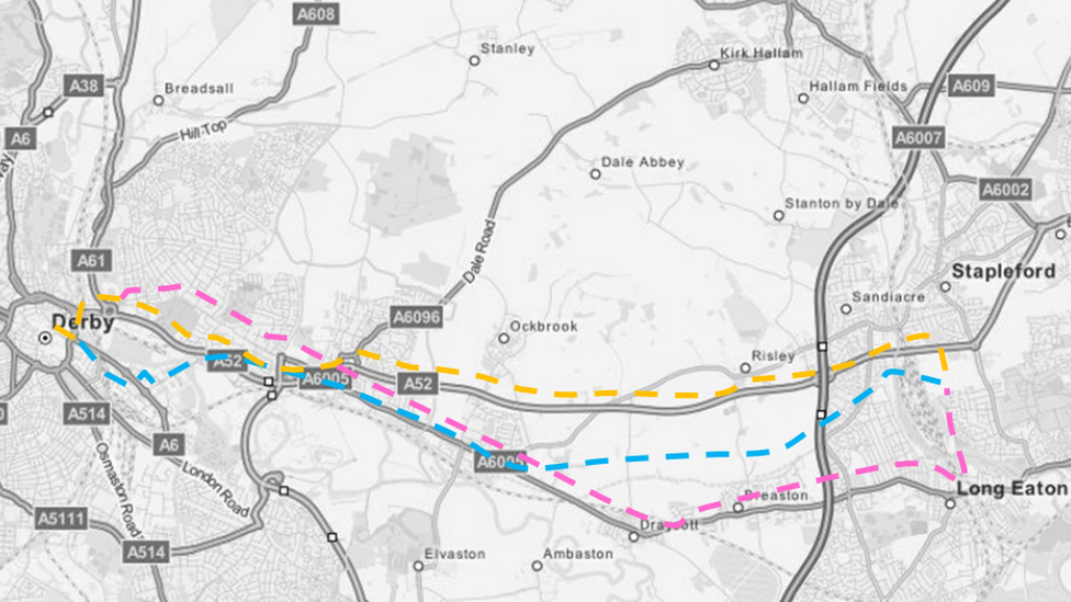 Tram map