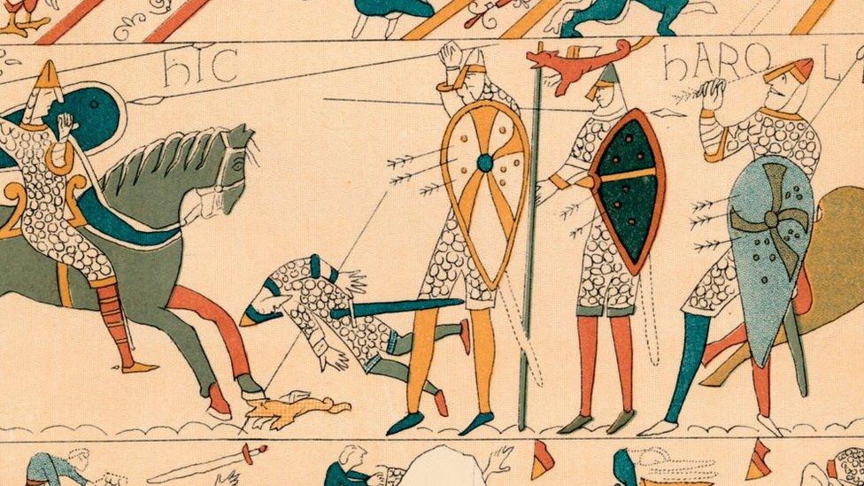 illustration of the Bayeux tapestry