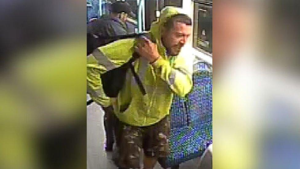 Police want to speak to this unidentified man about the stabbing