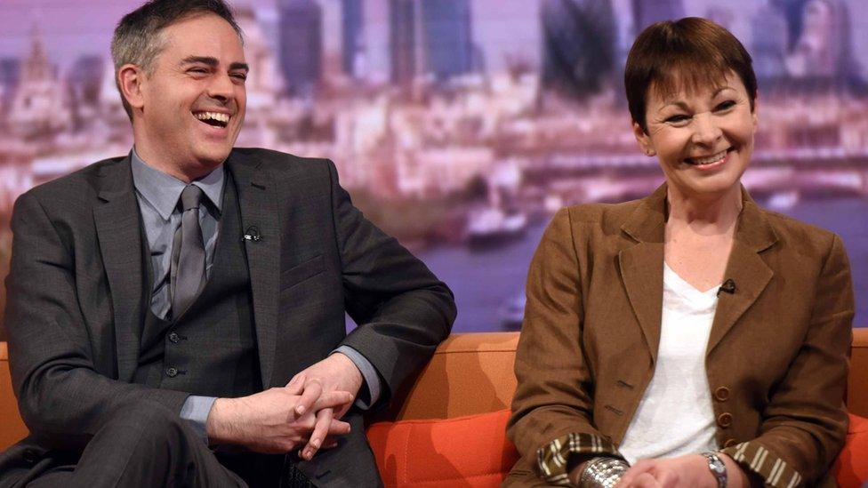 Jonathan Bartley and Caroline Lucas