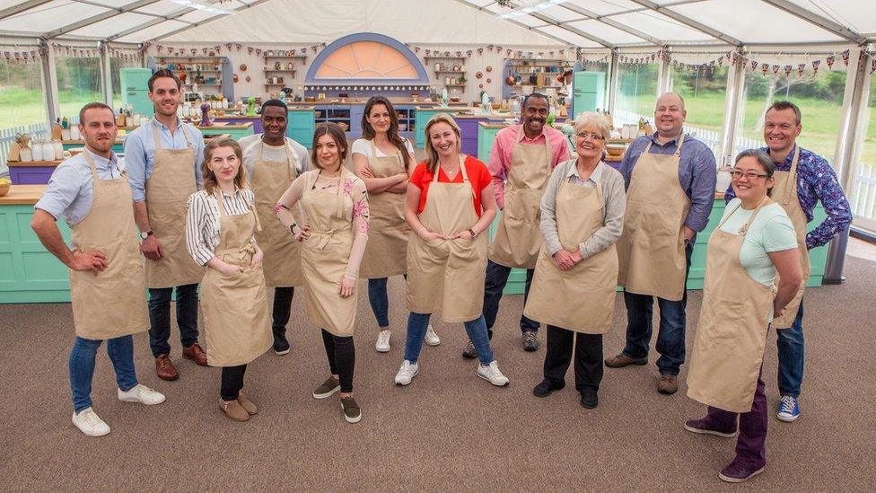 The contestants taking part in Bake Off