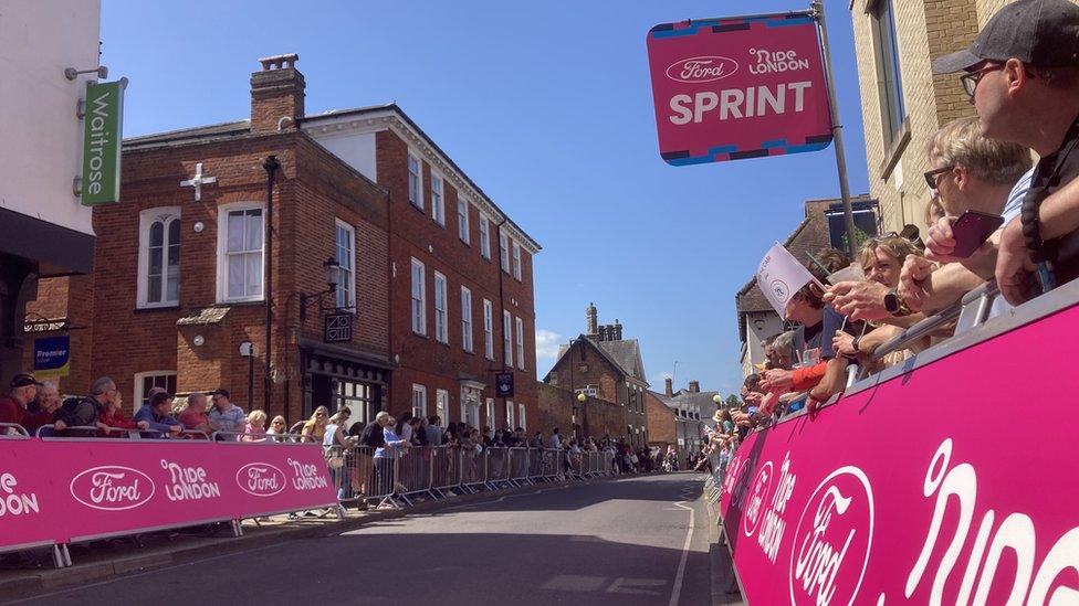 RideLondon Classique begins in Saffron Walden