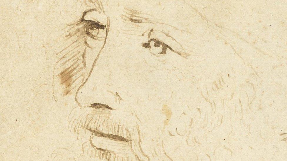 A sketch of Leonardo Da Vinci