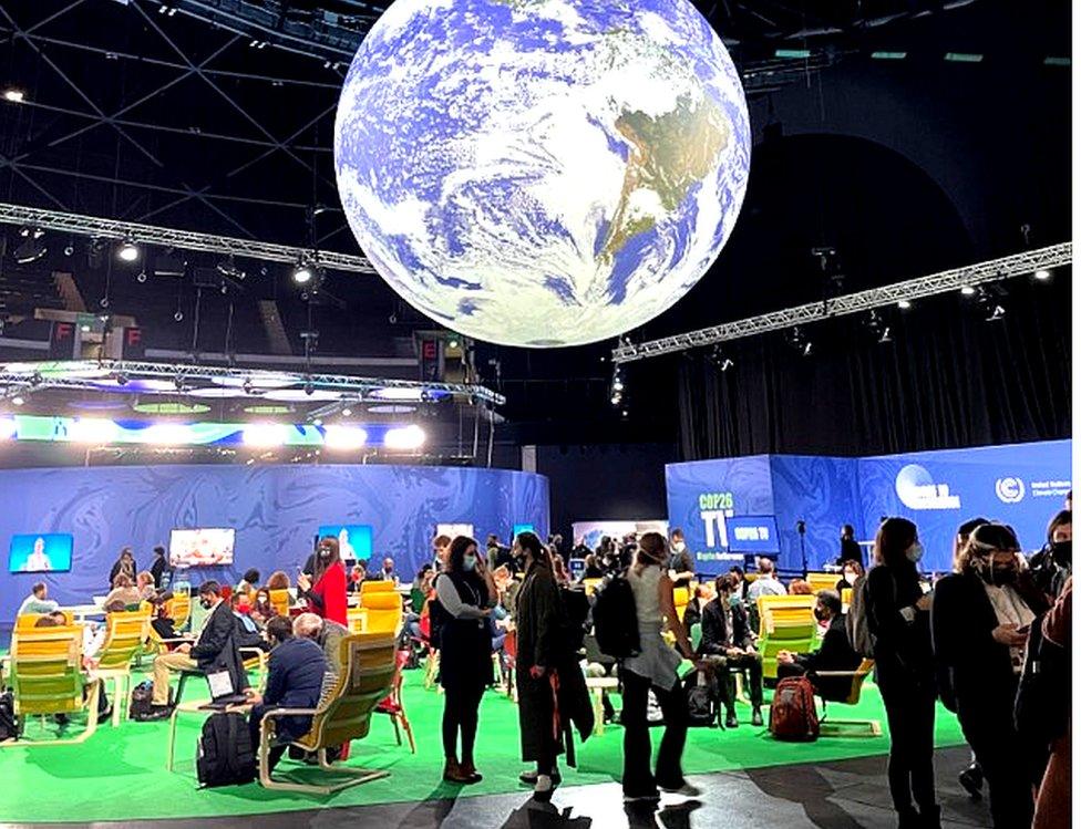 COP26 meeting area